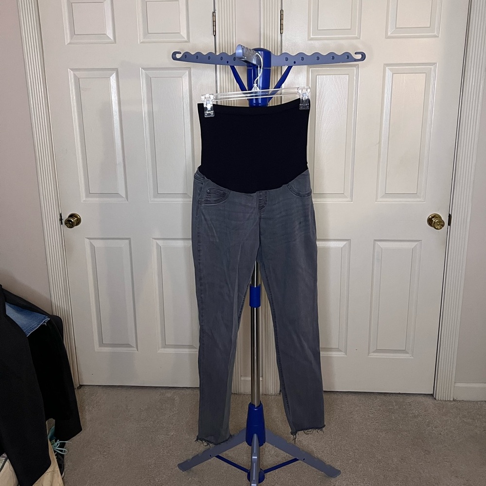 Indigo Blue maternity jeggings by Motherhood Maternity